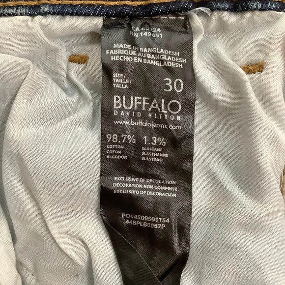 BUFFALO DAVID BITTON Ivy Acid Wash High Rise Skinny Ankle Size 30 - Picture 13 of 16